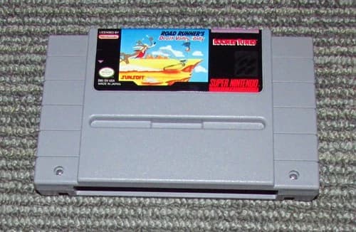 Road Runner's Death Valley Rally Super Nintendo SNES Authentic Fast Shipping