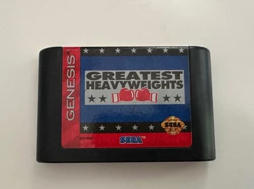 Sega Genesis Greatest Heavyweights Cartridge, Authentic