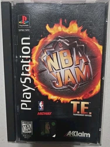 NBA Jam T.E. Tournament Edition PlayStation 1 PS1 Long Box CIB