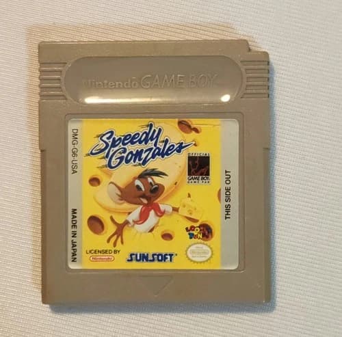 Speedy Gonzalez (Nintendo Game Boy, 1993) Authentic Tested Works Excellent