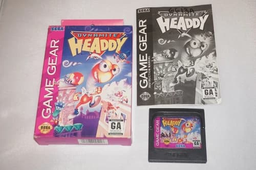 Dynamite Headdy (Sega Game Gear) Complete in Box