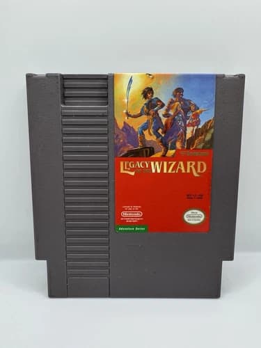 Legacy of the Wizard (Nintendo Entertainment System, 1989) Tested/Working