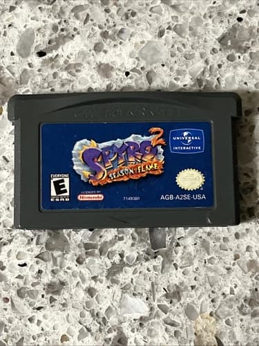 Spyro 2 Season Of Flame Nintendo Gameboy Advance USA Cartridge
