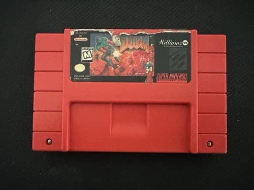 Doom (SNES Video Game) Loose Cartridge Tested & Working