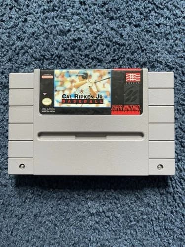 Cal Ripken Jr. Baseball (Super Nintendo SNES, 1992) Cartridge Only