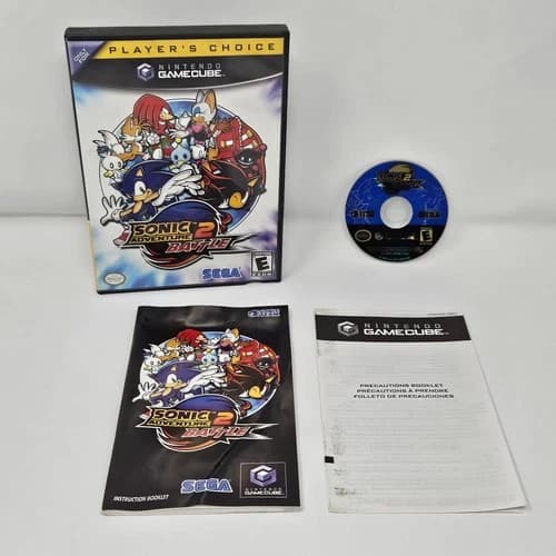 Sonic Adventure 2 Battle Player's Choice Nintendo GameCube 2004 Complete CIB