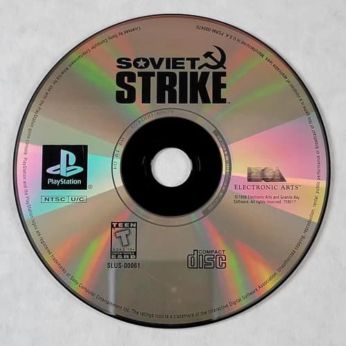Soviet Strike [Greatest Hits] - Loose Sony PS1 Playstation 1 Disc