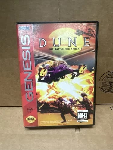 Dune: The Battle For Arrakis Sega Genesis Complete CIB! Good Condition! RARE!