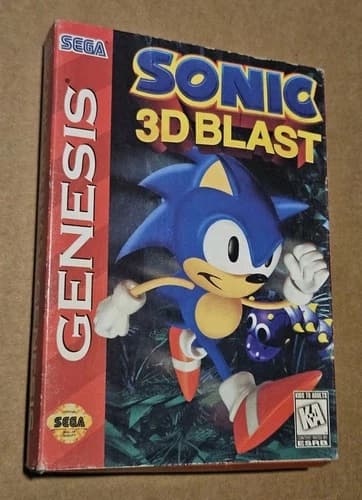Sonic 3D Blast Sega Genesis 1996 CIB