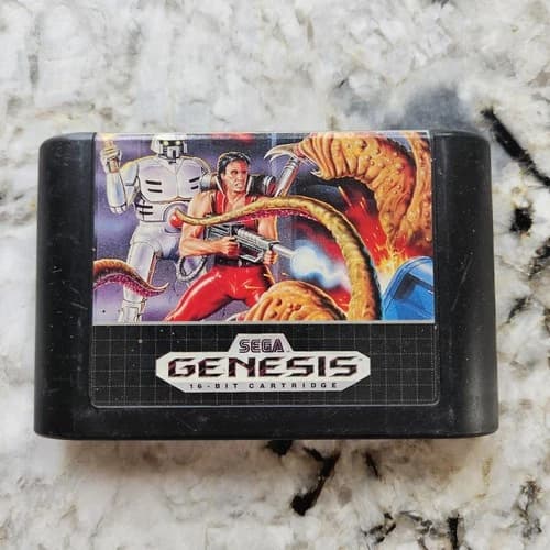 Original Sega Genesis Video Game Alienstorm Alien Storm TESTED, Authentic!!