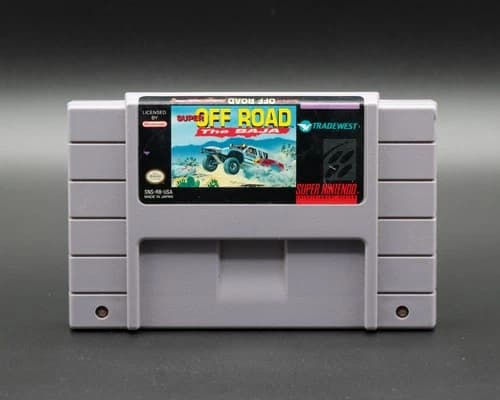 Super Off Road: The Baja (Super Nintendo SNES, 1993) - Cartridge Only, Tested