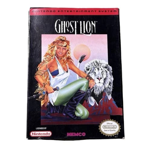 Ghost Lion (NES Nintendo) Complete CIB Box Manual RARE