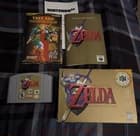 The Legend of Zelda Ocarina of Time Nintendo 64 N64 Complete CIB Box AUTHENTIC !