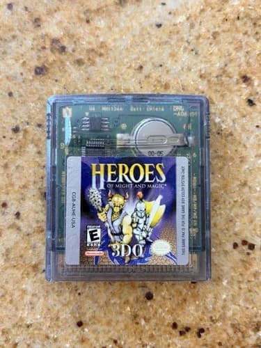 Heroes of Might and Magic (Nintendo GameBoy Color, GBC, 1998) Authentic Tested