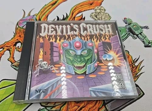Turbo Grafx 16 - DEVIL'S CRUSH - CIB- Tested