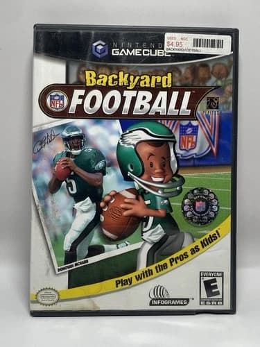 Backyard Football (Nintendo GameCube, 2002) Complete With Manual