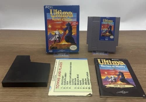 Ultima Warriors Of Destiny for NES Nintendo CIB Complete