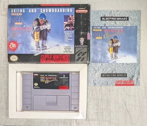 Tommy Moe's Winter Extreme: Skiing & Snowboarding (Super Nintendo) Complete
