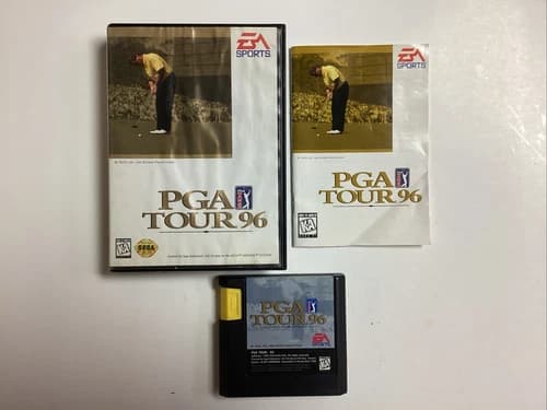 PGA Tour 96- Sega Genesis Complete TESTED CIB
