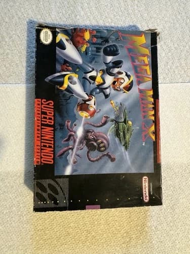 Mega Man X Super Nintendo Instruction Booklet Included NTSC Capcom CIB