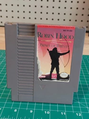 Robin Hood: Prince of Thieves (Nintendo NES, 1991) Authentic Cart Only Bad Label
