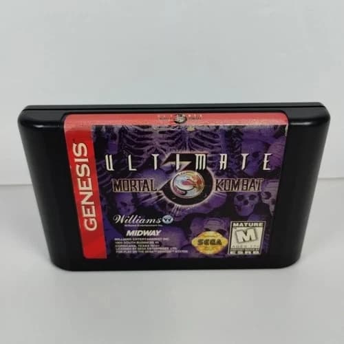 Ultimate Mortal Kombat 3 (Sega Genesis, 1996) Cart Only Tested Free Shipping