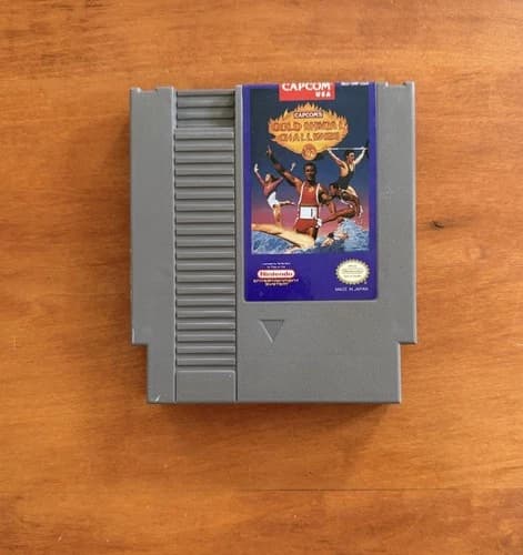 Capcom's Gold Medal Challenge '92 (Nintendo NES) Excellent Authentic & Tested