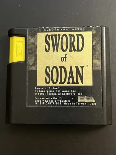 Sword of Sodan Electronic Arts For Sega Genesis Cartridge Only 1990