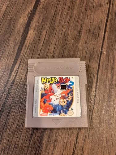 Excellent preowned condition Ninja Boy 2 for Nintendo Gameboy Tested Working