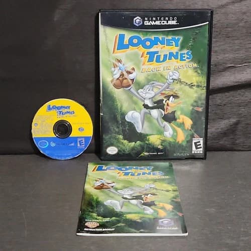 Looney Tunes Back In Action GameCube Video Game Complete CIB E Rated