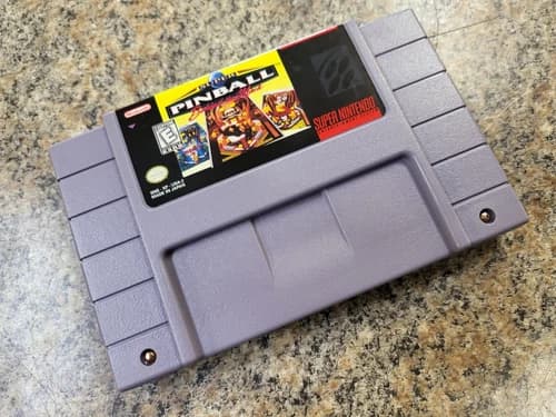 Super Pinball: Behind the Mask (Nintendo SNES, 1994) Cart Only