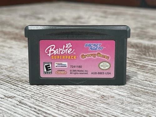 GAME Boy Advance Nintendo ⭐️ Barbie Superpack: Secret Agent —FAST SHIPPING! GBA
