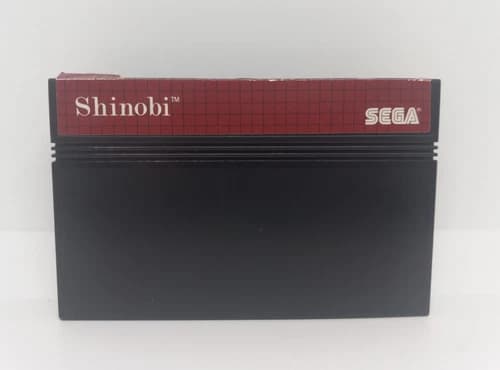 Shinobi - Vintage 1988 Sega Master System Game Cartridge