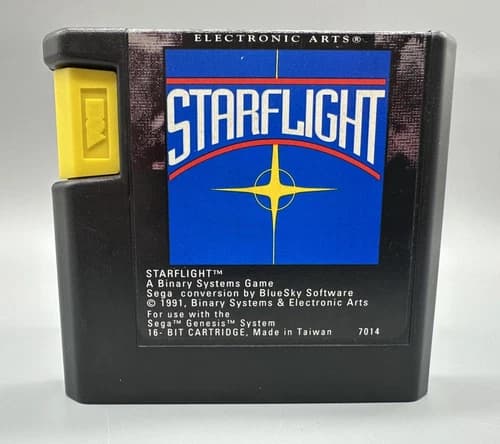 Starflight (Sega Genesis, 1991) Cartridge Only Tested