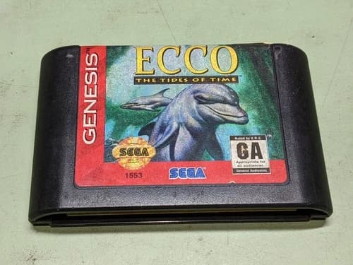 Ecco The Tides of Time Sega Genesis Cartridge Only