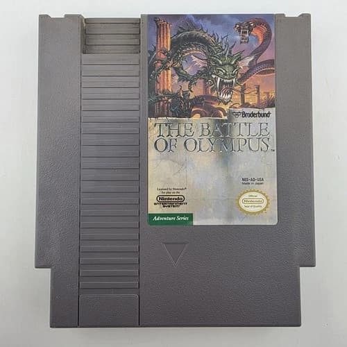 The Battle of Olympus - Cartridge Only - Nintendo NES - Authentic - Tested