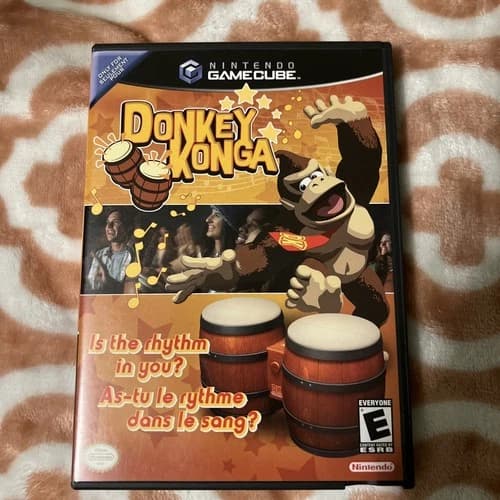 Donkey Konga (Nintendo GameCube, 2004) Complete!
