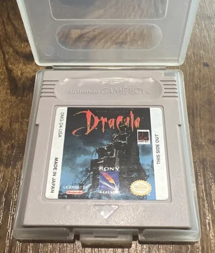 Nintendo Gameboy Bram Stoker's Dracula Polished Contacts Tested