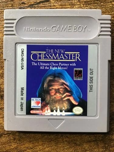 Chess Master Gameboy Authentic Tested Works 1990