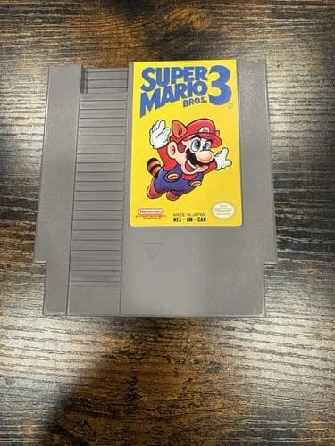 Super Mario Bros 3 Brothers (Nintendo NES Authentic) Cleaned Tested Working
