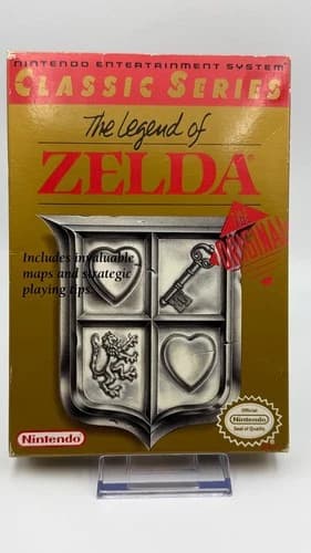 The Legend of Zelda Classic Series NES CIB Complete Adventure Battery Save