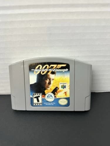 007: The World Is Not Enough Nintendo 64 Authentic N64 Cartridge Tested