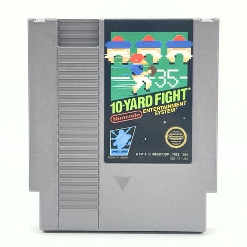 NES Nintendo 10 Yard Fight Football TESTED Authentic Cartridge Only GUC