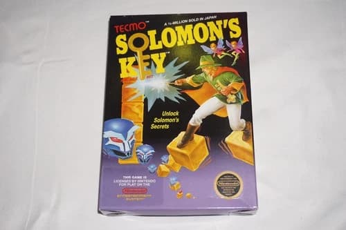Solomon’s Key (Nintendo NES) Complete in Box CIB