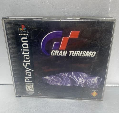PlayStation 1 PS1 Gran Turismo - Original Black Label Case (Sony, 1998) Complete