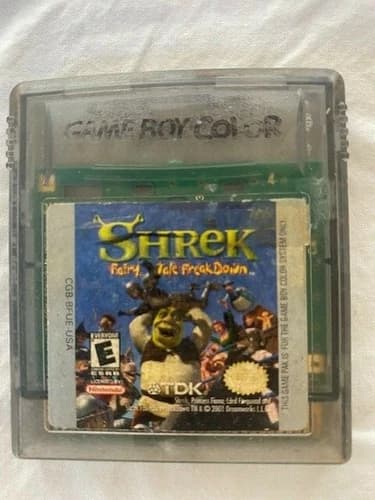 Shrek: Fairy Tale Freak Down (Nintendo Game Boy Color, 2001)