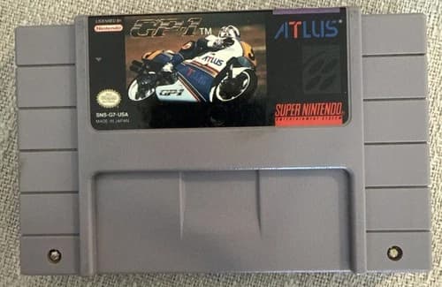 GP-1 ~ Super Nintendo Entertainment System SNES 1994 Game Only