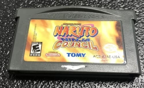 RZ Nintendo Game Boy Advance Naruto Ninja Council Authentic Tested Working GBA