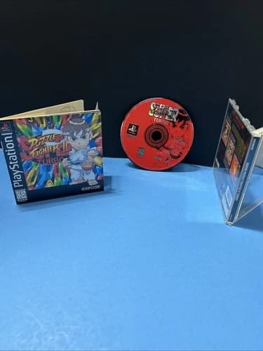 Super Puzzle Fighter II Turbo (Sony PlayStation 1, 1997) Complete Tested