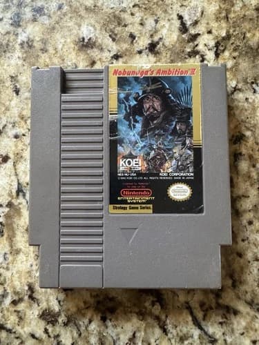 Nobunaga's Ambition II 2 (Nintendo NES) Cart Only tested working